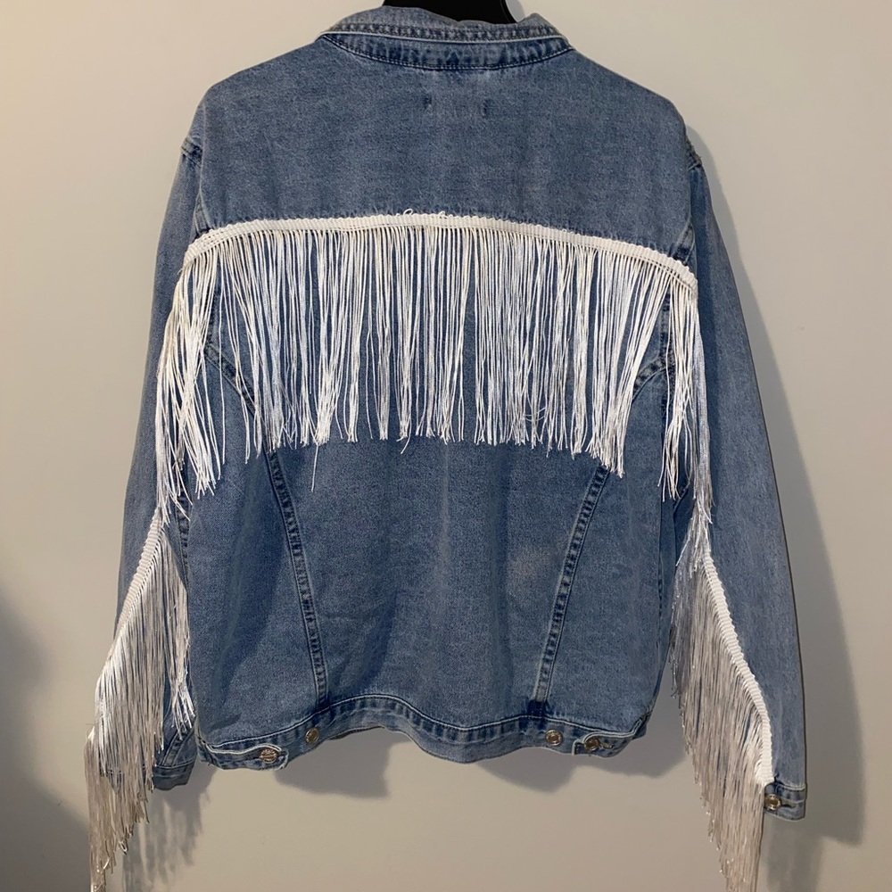 Fringe Jean Jacket